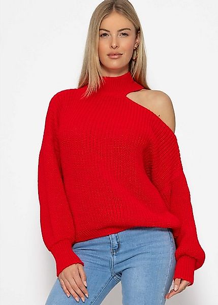 SASSYCLASSY Strickpullover Oversize Pullover Damen mit günstig online kaufen
