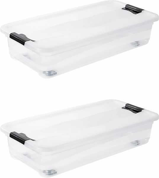 keeeper Aufbewahrungsbox "Konrad, Box mit Rollen, 2er Set, 33 L, 79,5 x 39, günstig online kaufen