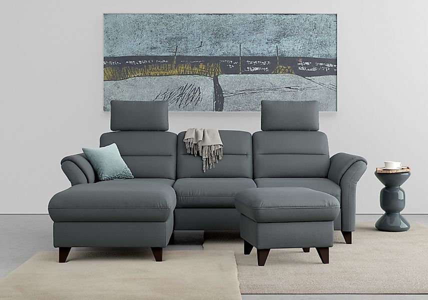 sit&more Ecksofa Mellum L-Form, Federkern, wahlweise günstig online kaufen