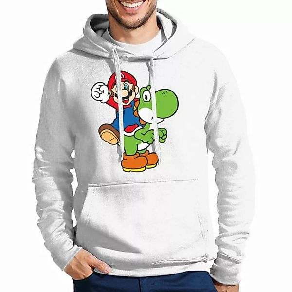 Blondie & Brownie Hoodie Herren Yoshi & Mario Konsole Retro Super Luigi Ret günstig online kaufen