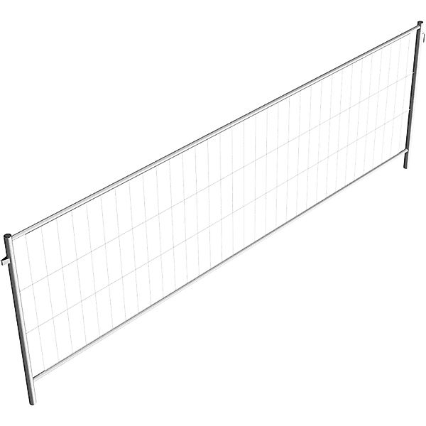 Schake Mobilzaun Profi Element Haken Ösen 3,5 m x 1,2 m Feuerverzinkt günstig online kaufen