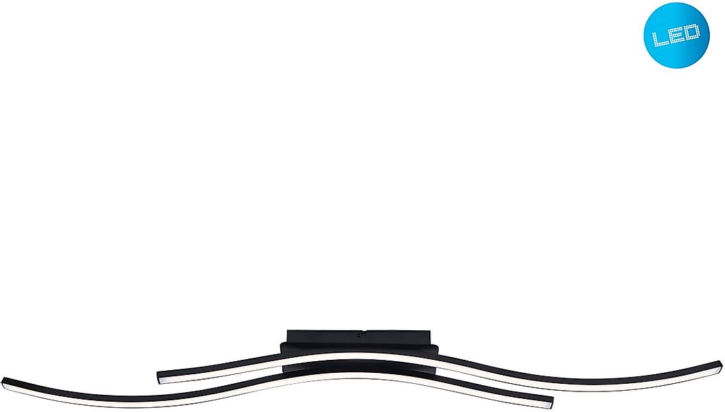 näve LED Deckenleuchte »Onda« LED-Modul 1 Stk. Warmweiß Deckenlampe, Wandle günstig online kaufen