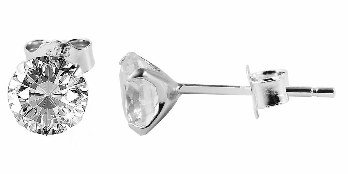 Adelia´s Paar Ohrhänger "Damen Ohrringe – Ohrstecker aus 925 Silber mit Zir günstig online kaufen