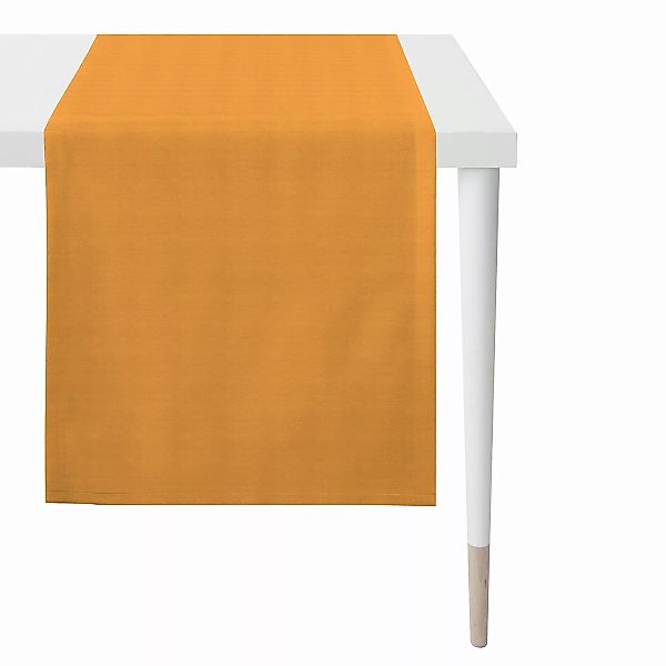 home24 Apelt Tischläufer Adrar Mandarine Webstoff 46x135 cm (BxT) günstig online kaufen