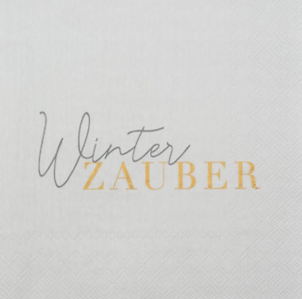 Serviette - Winterzauber 33 x 33 cm günstig online kaufen