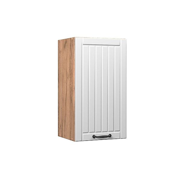 Vicco Hängeschrank Fame-Line, Weiß Landhaus/Goldkraft Eiche, günstig online kaufen