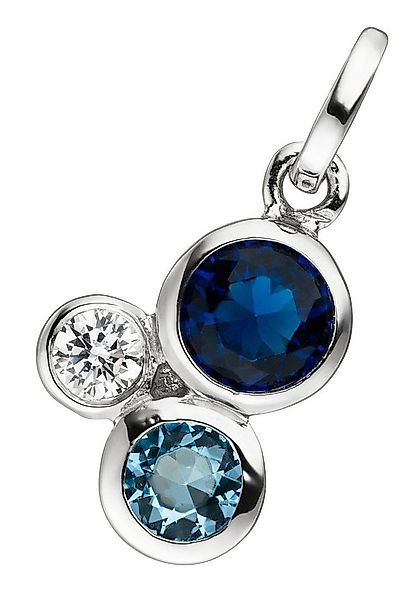 JOBO Kettenanhänger Anhänger mit Zirkonia, 925 Silber rhodiniert günstig online kaufen