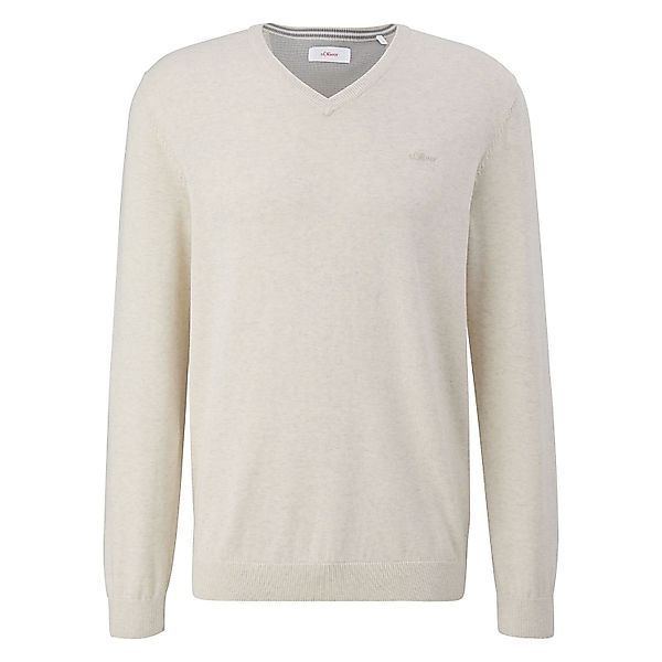 s.Oliver V-Ausschnitt-Pullover Casual (1-tlg) mit V-Ausschnitt günstig online kaufen
