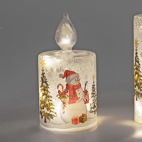 formano Weihnachtsfigur Schneemann, Mit Timerfunktion, Weiß, günstig online kaufen