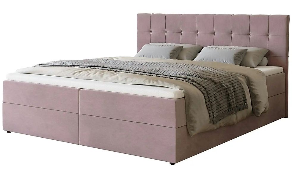 Boxbett mit Bettkasten und Topper Dartford ¦ rosa/pink ¦ Maße (cm): B: 180 günstig online kaufen