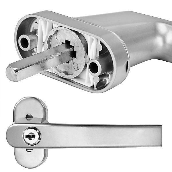 Fenstergriff 8er-Set Silber abschließbar günstig online kaufen