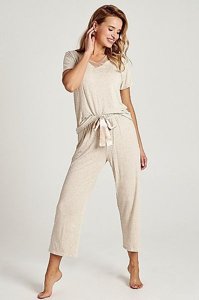Mademoiselle Sommeil Pyjama Schlafanzug in cremefarben (2 tlg., 1 Stück) au günstig online kaufen