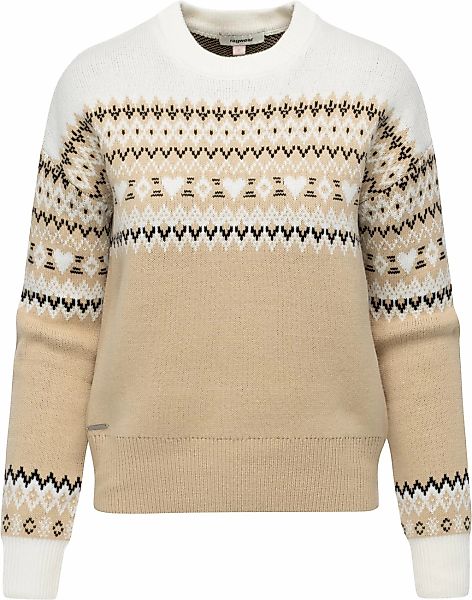 Ragwear Norwegerpullover "Oslana" Warmer Norweger Damen Strickpullover günstig online kaufen