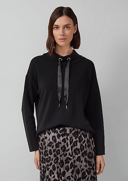 s.Oliver Sweatshirt Sweatshirt Sportiver Hoodie aus Scuba im Relaxed Fit günstig online kaufen