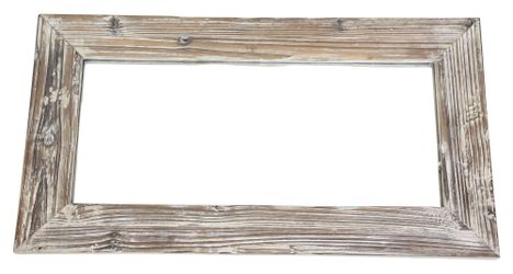Dekoleidenschaft Wandspiegel "Rustikal" Dekospiegel 66x36 cm, günstig online kaufen