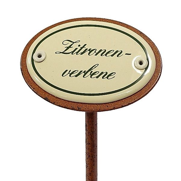 Linoows Gartenstecker Kräuterschild Zitronenverbene, Kräuterstecker (Packun günstig online kaufen