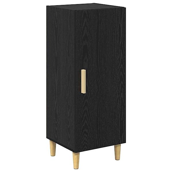 vidaXL Sideboard Schwarz Eichen-Optik 34,5 x 34 x 90 cm Holzwerkstoff 88092 günstig online kaufen