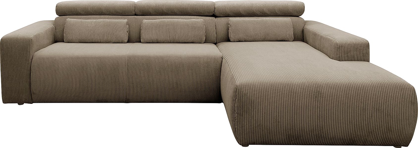 DOMO collection Ecksofa »Brandon B/T: 289/177 cm, belastbar bis 140kg/ Sitz günstig online kaufen