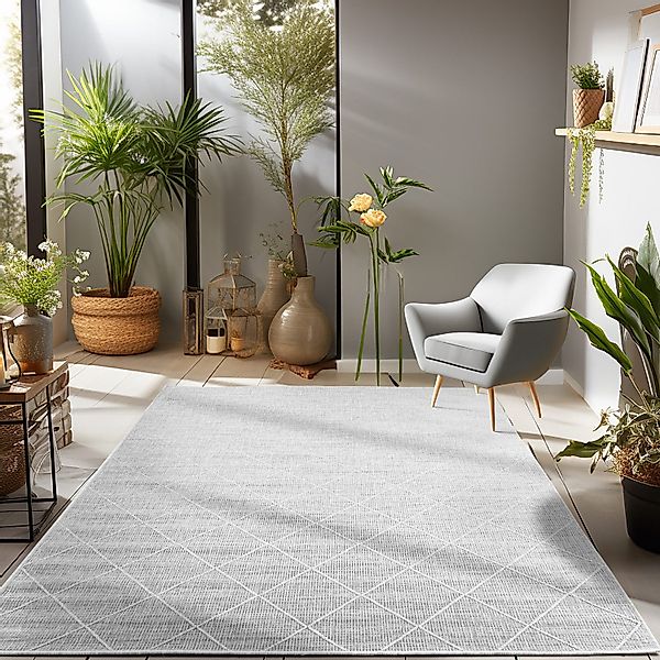 Carpettex Outdoorteppich Rauten Design, Läufer, Höhe: günstig online kaufen