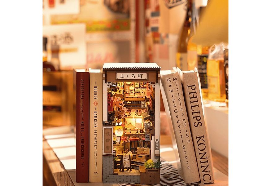Robotime Buchstütze Robotime Sakura Wine Alley Diorama günstig online kaufen