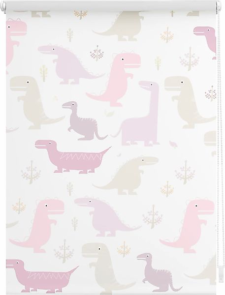 LICHTBLICK ORIGINAL Seitenzugrollo "Klemmfix Digital Dino" verdunkelnd ener günstig online kaufen