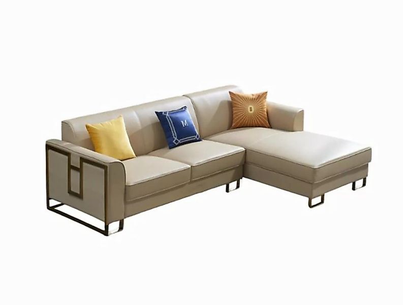 Xlmoebel Ecksofa Exklusives Design Ecksofa Polster Sitzgarnitur aus Leder, günstig online kaufen