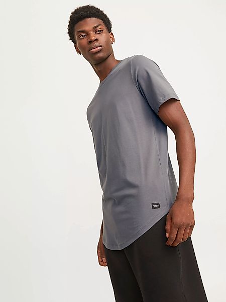 Jack & Jones Rundhalsshirt "JJENOA TEE SS CREW NECK NOOS", mit abgerundetem günstig online kaufen