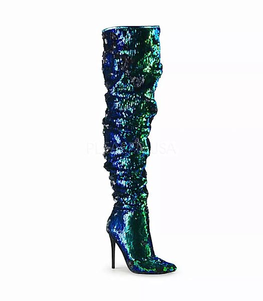 Overknee Stiefel COURTLY-3011 - Blau (Schuhgröße: EUR 43) günstig online kaufen