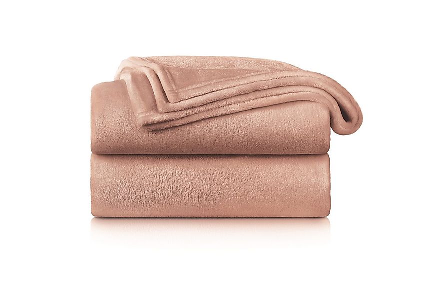 Wohndecke Kuschelige Fleecedecke, Oeko-Tex zertifizierte Decke, Blumtal günstig online kaufen