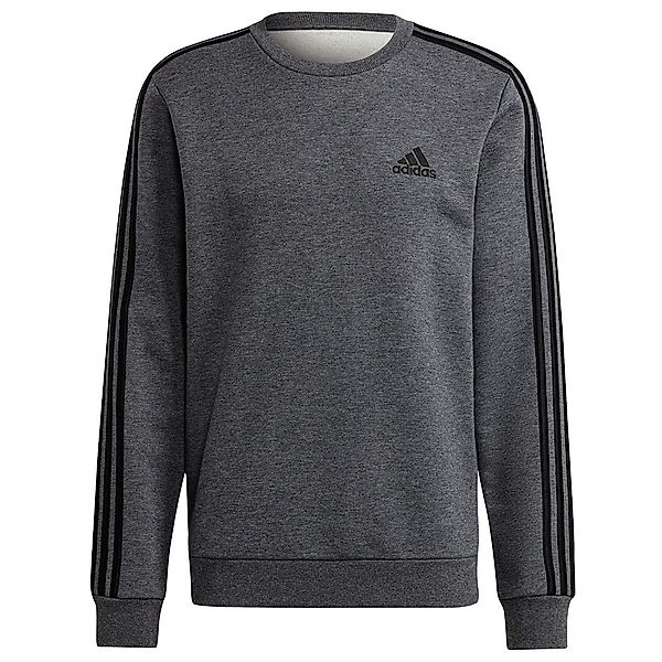Adidas 3 Stripes Pullover XL Dark Grey Heather / Black günstig online kaufen