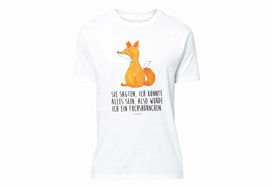 Mr. & Mrs. Panda T-Shirt Fuchshörnchen Wunsch - Weiß - Geschenk, Einhörner, günstig online kaufen