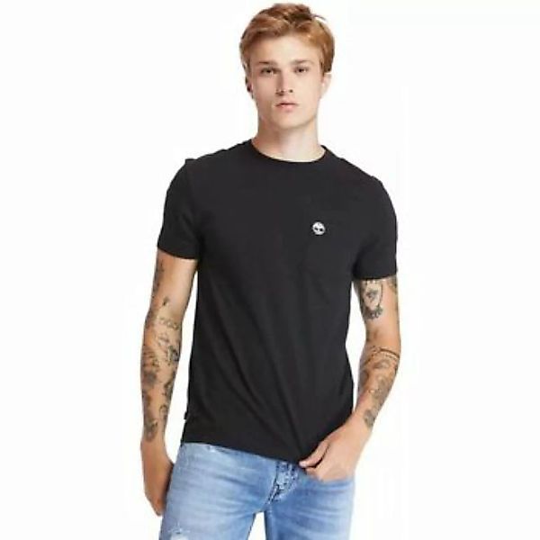 Timberland  T-Shirts & Poloshirts TB0A2CQY001 PCKET T-BLACK günstig online kaufen