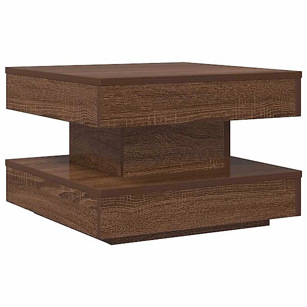 vidaXL Couchtisch 360-Grad Drehbar Eichen-Optik 50x50x34,5 cm 858476 günstig online kaufen