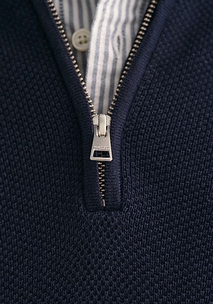 Gant Troyer "COTTON PIQUE HALF ZIP", mit Piqué-Struktur günstig online kaufen