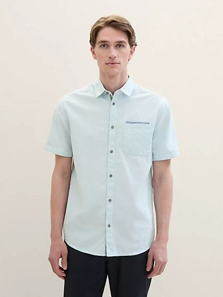TOM TAILOR Langarmhemd Kurzarmhemd mit Brusttasche günstig online kaufen