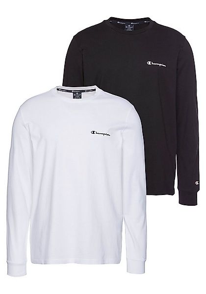 Champion Langarmshirt (Packung, 2-tlg) Langarm, Basic schmale Passform, mit günstig online kaufen