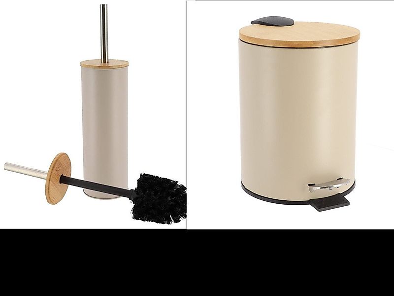 LikeKa Badaccessoire-Set 2 teilig Toilettenbürste und Kosmetikeimer matt mi günstig online kaufen