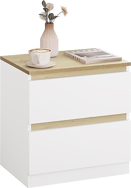 Woltu Nachtschrank (1-St) Nachttisch mit 2 günstig online kaufen