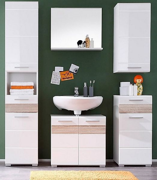 welltime Hängeschrank Marbella Hängeschrank mit hochglänzender Front - (B/T günstig online kaufen