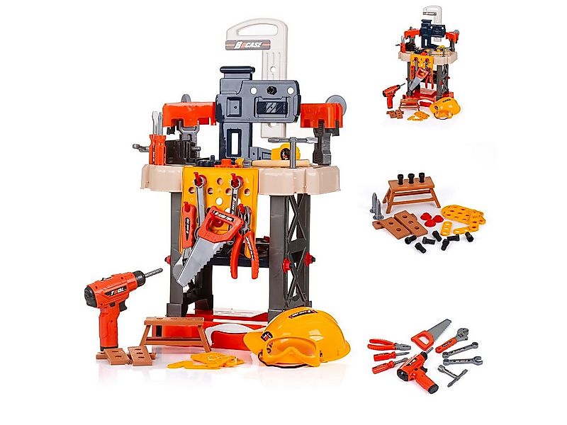 Chipolino Spielwerkzeug Kinderwerkbank, 78-teilig, Spielzeugwerkzeugset, He günstig online kaufen