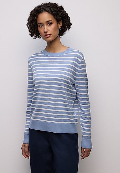 STREET ONE Rundhalspullover Rundhalsausschnitt günstig online kaufen