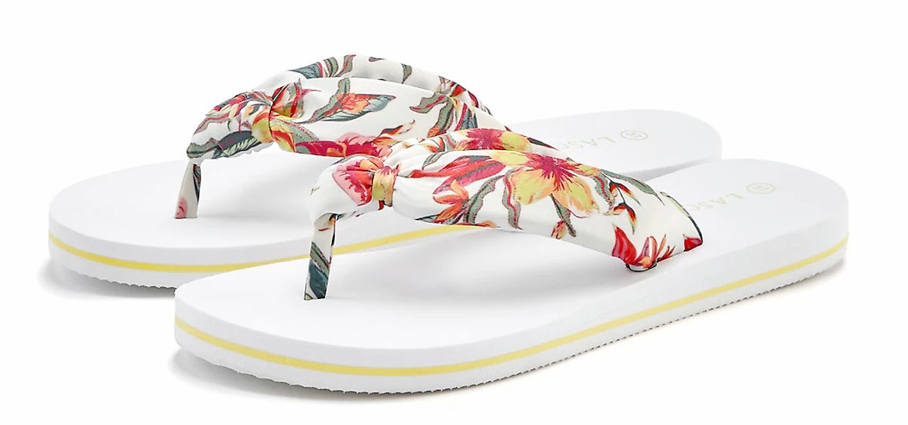 LASCANA Badezehentrenner "Sandale, Pantolette," Zehentrenner, Badeschuh ult günstig online kaufen