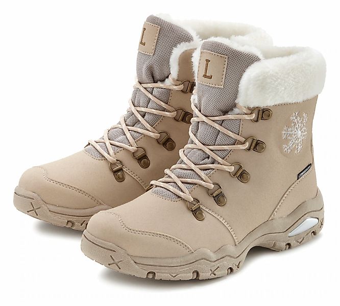 LASCANA Winterstiefelette "Winterboots, Outdoorstiefelette, Stiefel, Stiefe günstig online kaufen