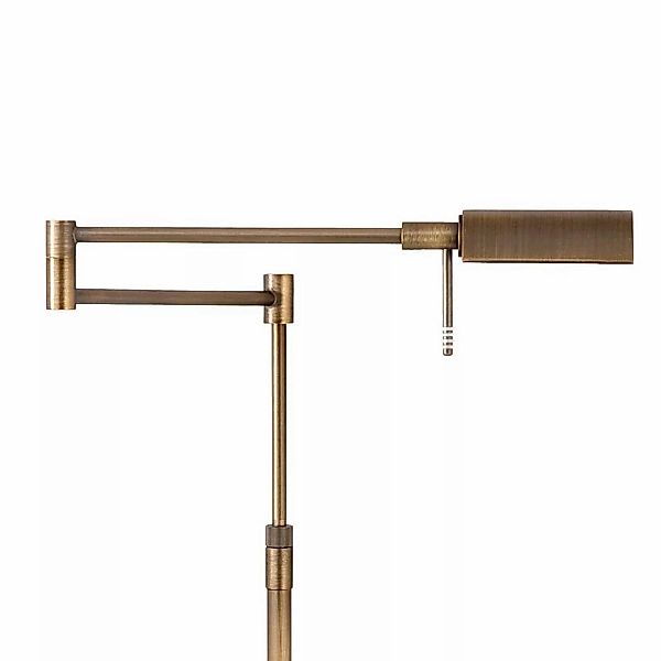 LED-Stehlampe New Bari, bronze, Höhe 139 cm, Metall, Dimmer günstig online kaufen