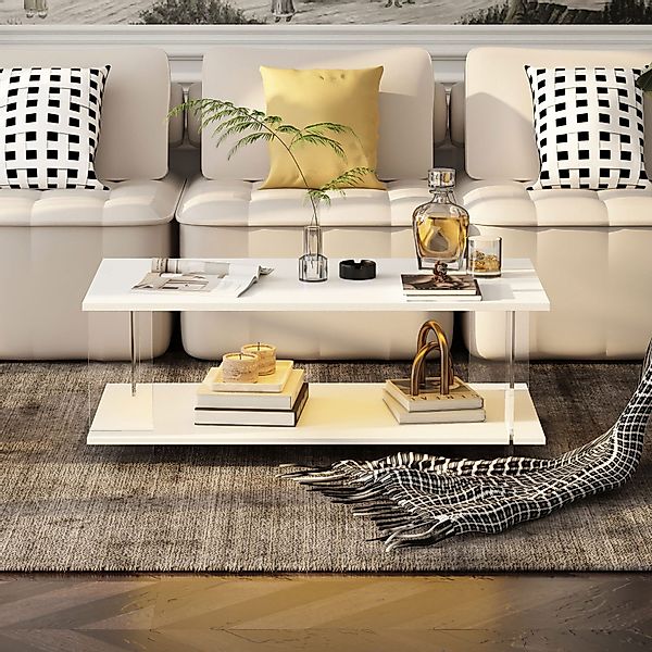 radelldar Couchtisch acrylglas Beistelltisch acryl Wohnzimmertisch günstig online kaufen