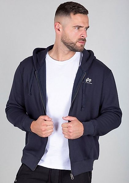 Alpha Industries Kapuzensweatjacke Basic Zip Hoody SL Baumwollmischung, reg günstig online kaufen