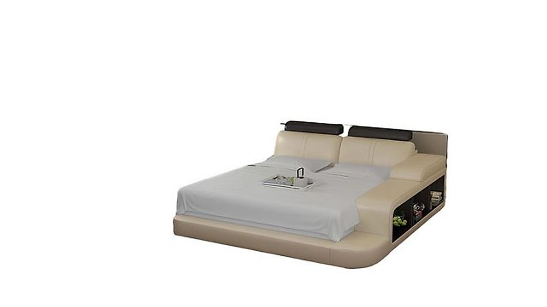 JVmoebel Bett Wasserbett Hotel Doppel Bett Betten Komplett Lederbett Polste günstig online kaufen
