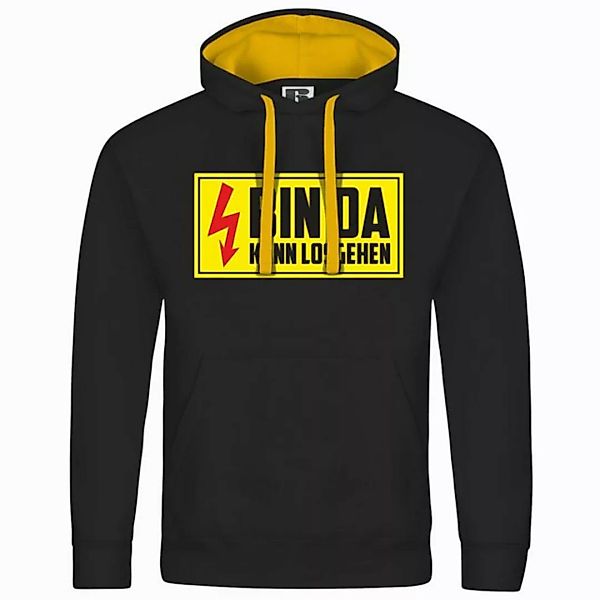 deinshirt Kapuzenpullover Herren Kapuzenpullover Bin da kann losgehen Mit P günstig online kaufen