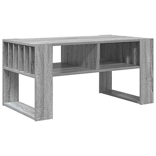 vidaXL Couchtisch Graues Sonoma 92 x 49,5 x 45 cm Holzwerkstoff 8000113 günstig online kaufen