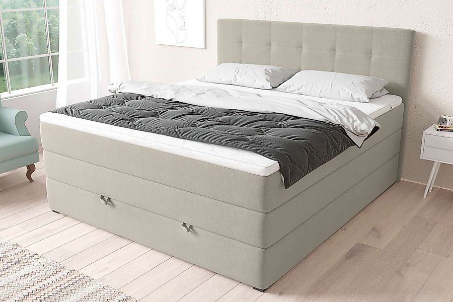 99rooms Boxspringbett Madagaskar (Schlafzimmerbett, Bett), gepolstert günstig online kaufen